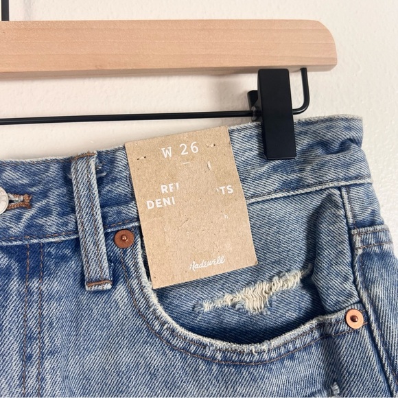 NWT Madewell Relaxed Denim Shorts - Picture 4 of 6